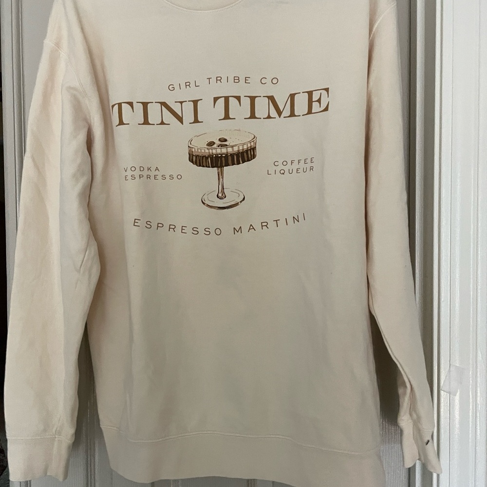 Tini Time sweatshirt from GirlTribeCo. Size Medium